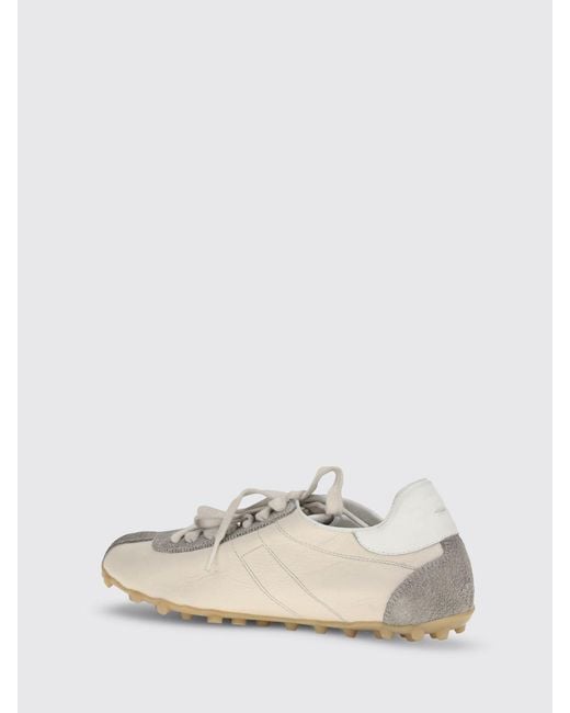 Maison Margiela White Sprinter Leather Sneakers