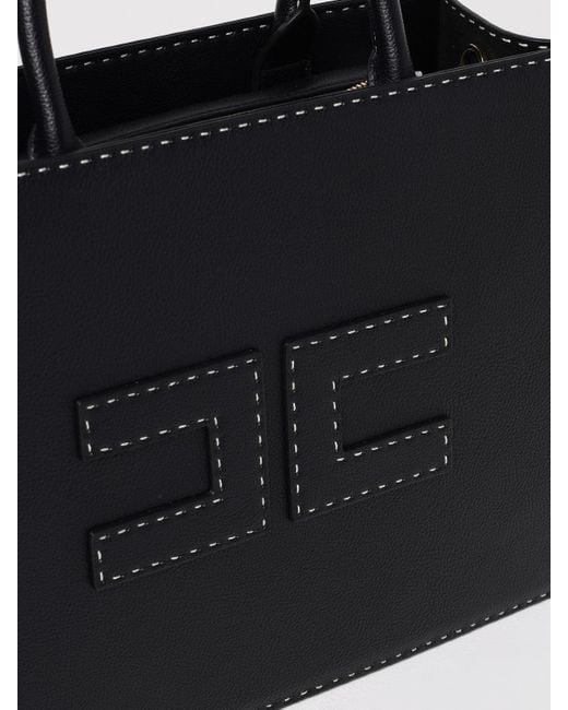 Elisabetta Franchi Black Shoulder Bag