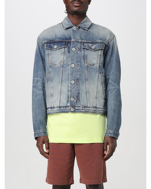 KENZO Blue Jacket for men