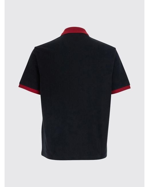 Versace Black Medusa Logo Cotton Polo Shirt for men