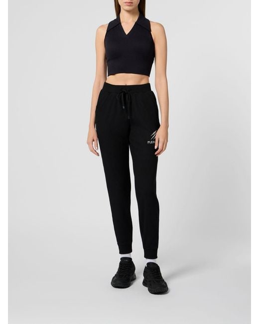 Philipp Plein Black Polo Shirt