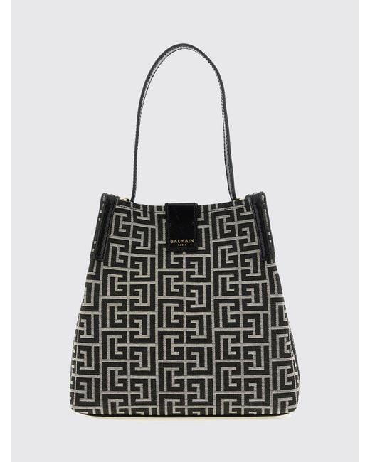 Balmain White Shoulder Bag