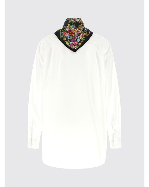 Dolce & Gabbana White Dolce &Amp Gabbana Cotton And Silk Shirt