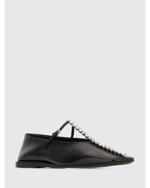 Jil Sander White Ballet Flat