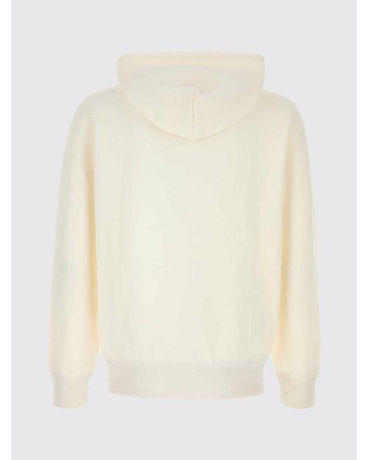 Polo Ralph Lauren Natural Cotton Blend Hoodie With Logo for men