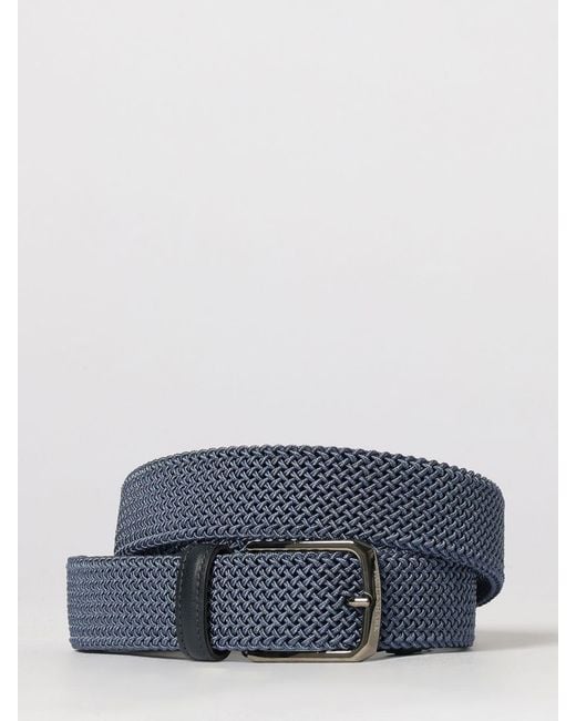 Paul & Shark Paul &Amp Shark Gürtel Aus Geflochtener Stretch-Viskose in Blue für Herren