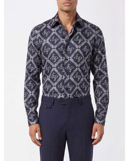 Billionaire Blue Shirt for men