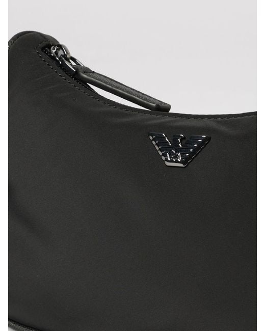 Emporio Armani Black Crossbody Bag for men