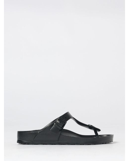 Birkenstock White Gizeh Eva Rubber Thong Sandals With Adjustable Strap for men