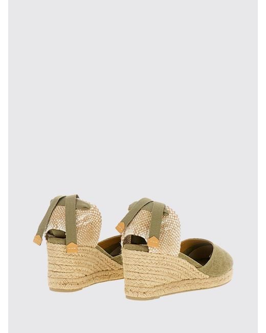 Castaner Metallic Carina Cotton Canvas Espadrilles