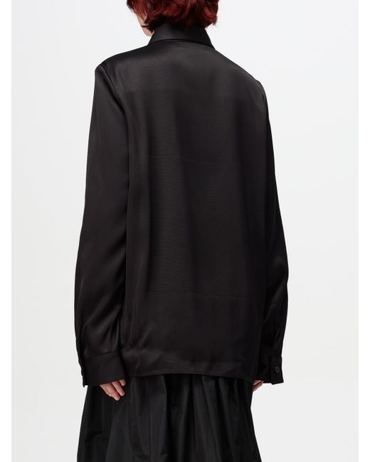 Jil Sander Black Hemdbluse Damen
