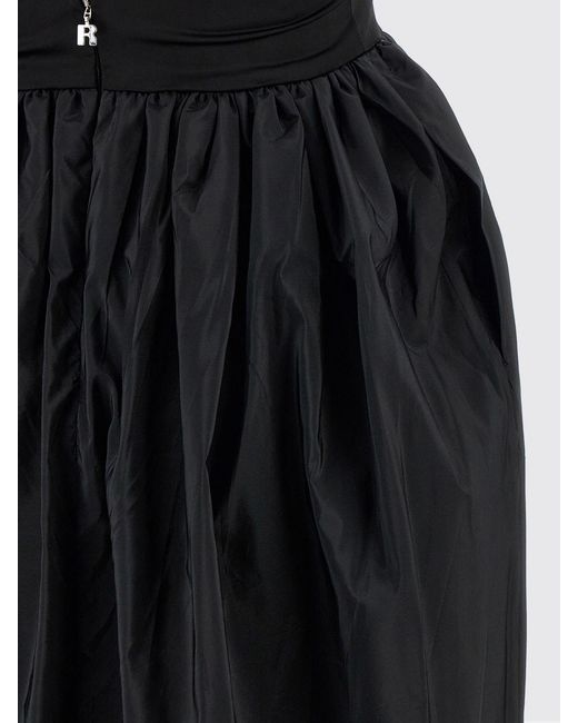 ROTATE BIRGER CHRISTENSEN Black Taffeta Dress