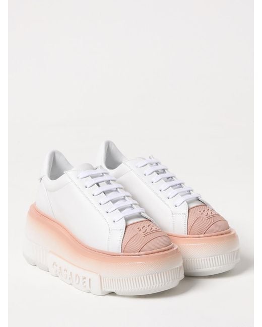 Casadei White Salen Trainers