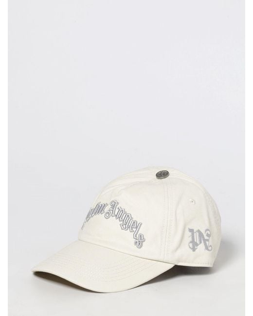 Palm Angels White Hat for men