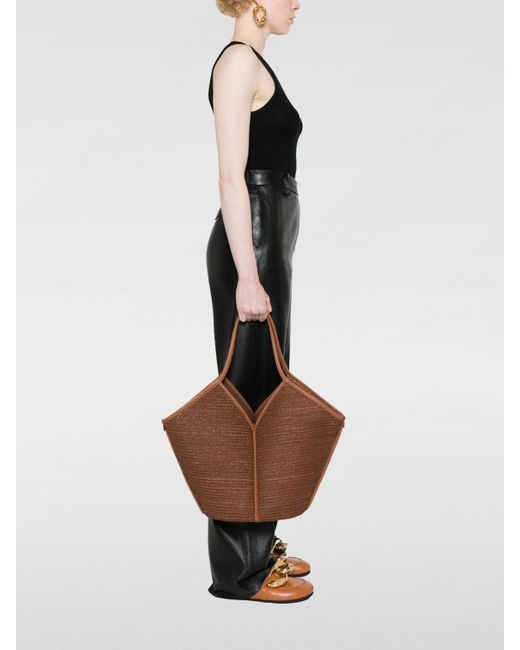 Hereu Brown Schultertasche Damen