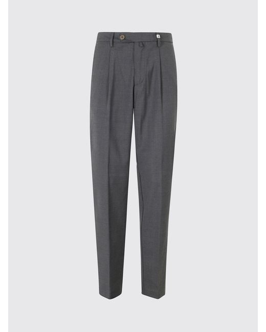 Myths Gray Wool Tailored Trousers for men