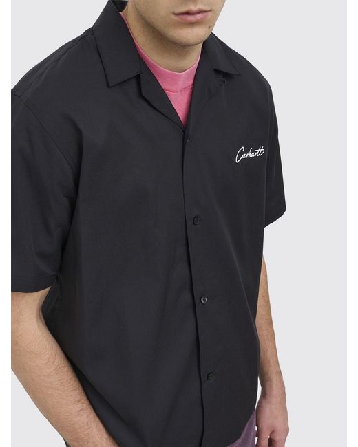 Carhartt Black Cotton Blend Casual Shirt for men