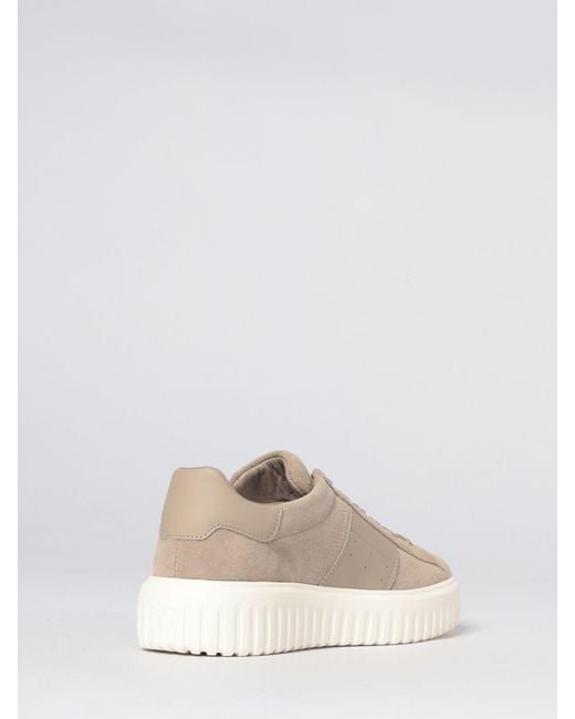 Hogan Natural H-Stripes Suede Sneakers for men