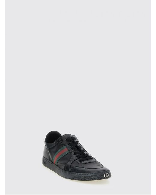 Gucci Black Stretch Sneakers for men