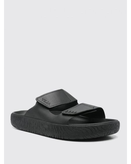 Veja Black Esplar Sandal Comfortable Slides
