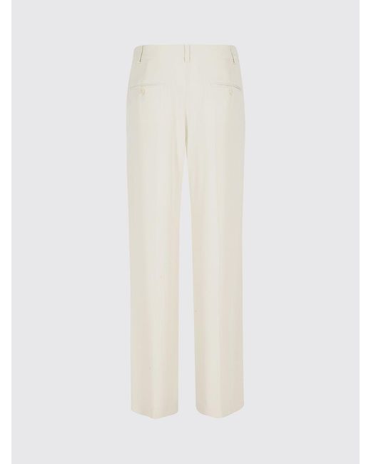 Isabel Marant Natural Classic Silk Blend Trousers