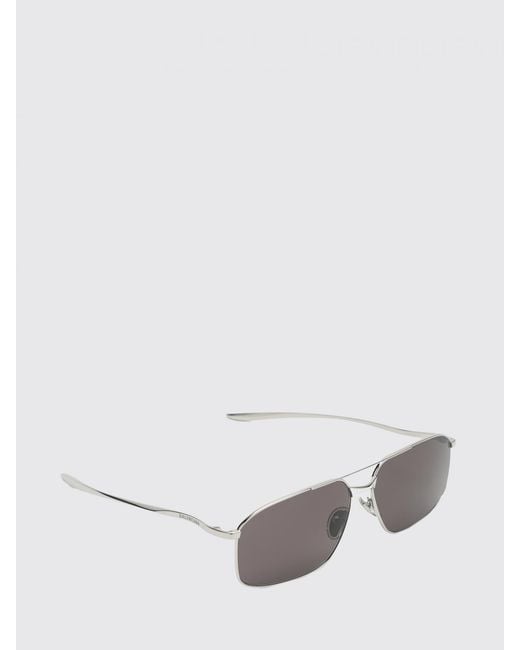 Balenciaga White Metal Sunglasses