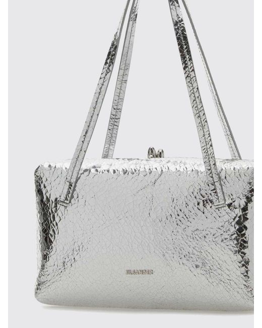 Jil Sander Gray Goji Pillow Bag By