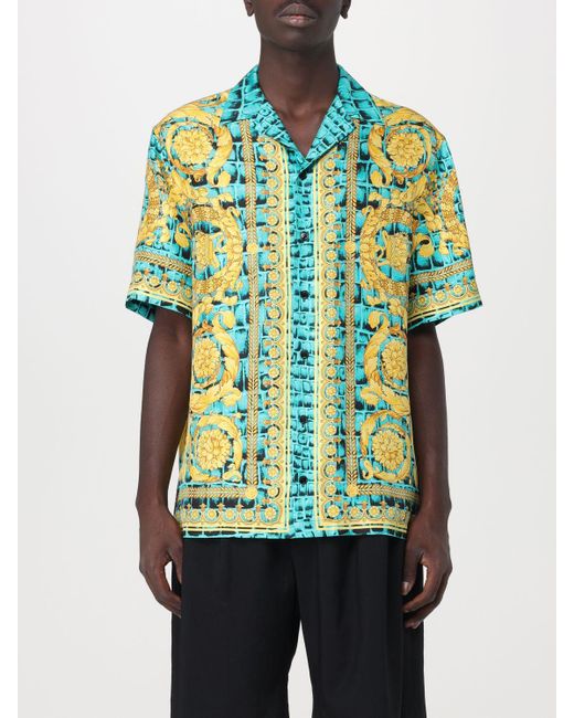 Camicia versace verde deals