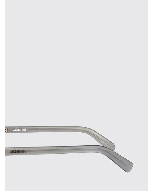 Jacquemus Gray Capri Rectangular Cat-Eye Sunglasses for men