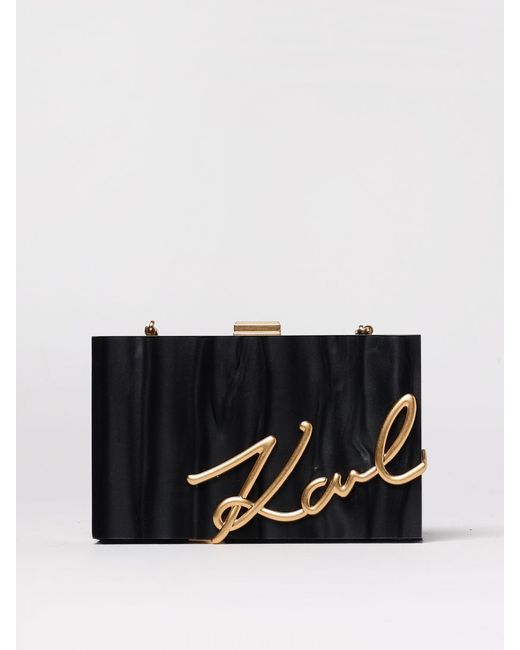 Karl Lagerfeld Black Clutch