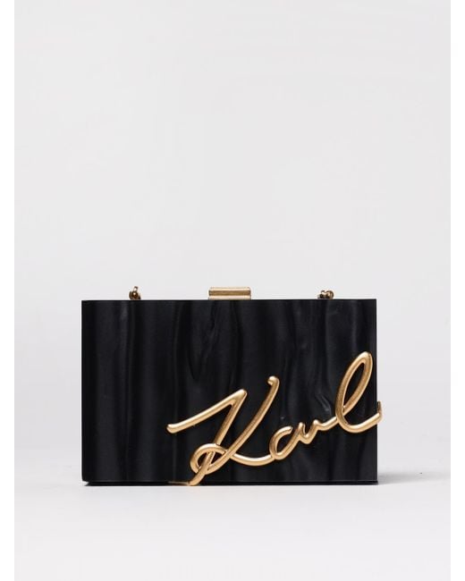 Karl Lagerfeld Black Clutch