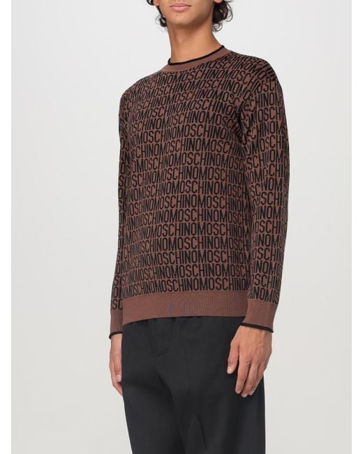 Pull Homme Moschino Couture pour homme en coloris Brown