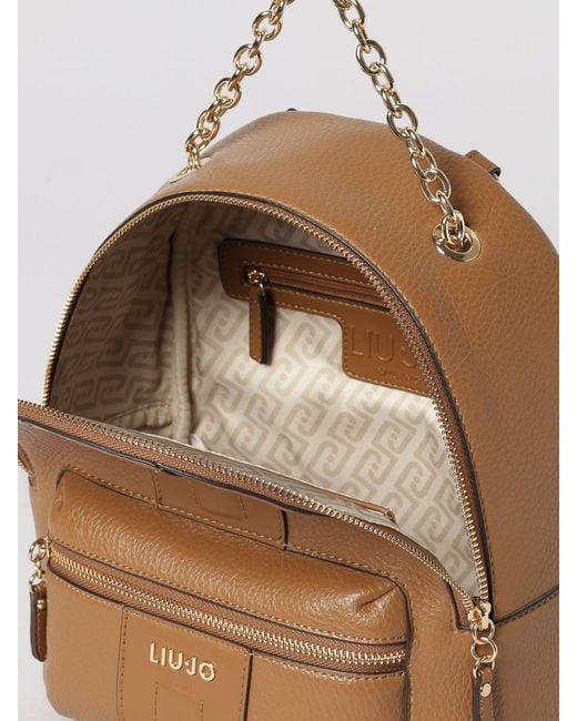 Liu Jo Natural Faux Leather Backpack