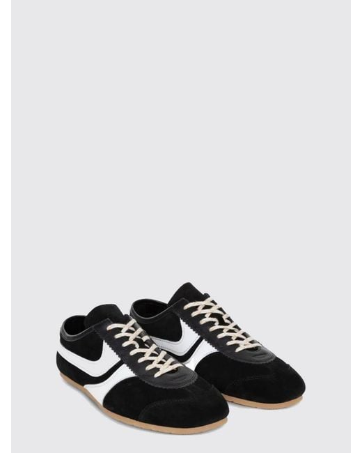 Dries Van Noten White Suede Sneakers for men