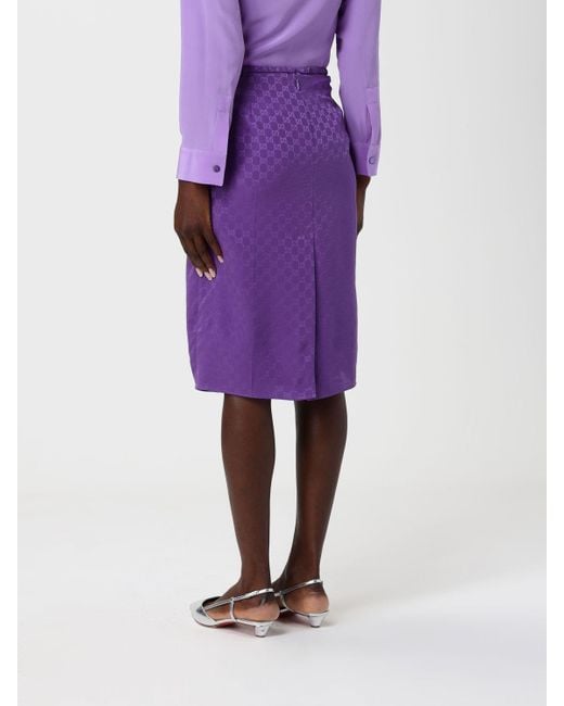Gucci Purple Skirt