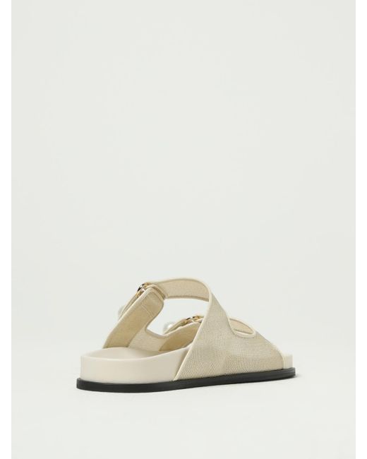 Jimmy Choo White Flat Sandals