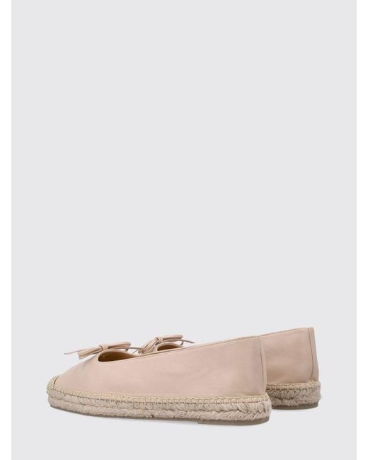 Castaner Natural Pax Ribbon Leather Espadrilles