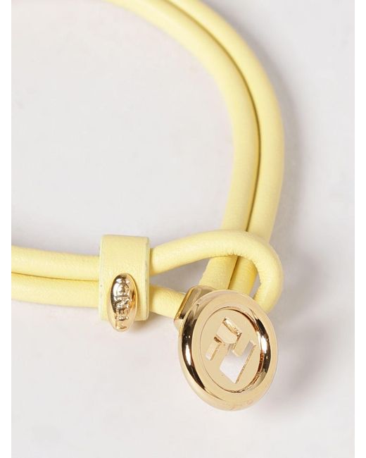 Fendi Natural Leather Bracelet