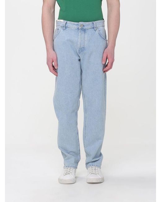 PT Torino Blue Denim Straight Jeans for men