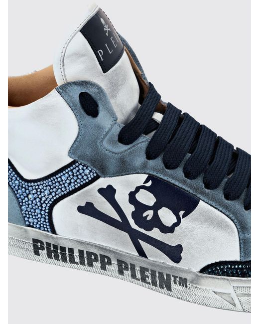 Philipp Plein White Retrokickz Tm High-Top Sneakers for men