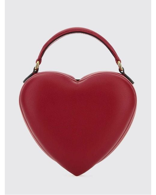 Moschino Red Nappa Love Me Bag
