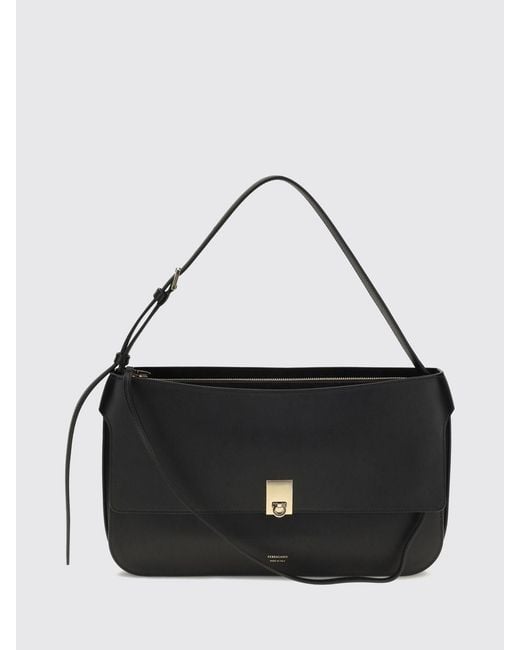 Ferragamo Black Shoulder Bag