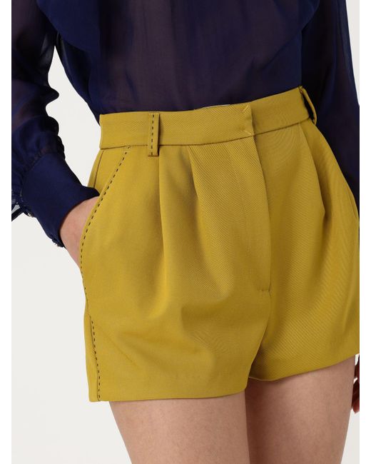 Elisabetta Franchi Yellow Short