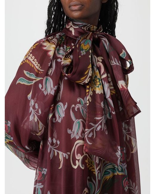 Etro Red Hemdbluse Damen