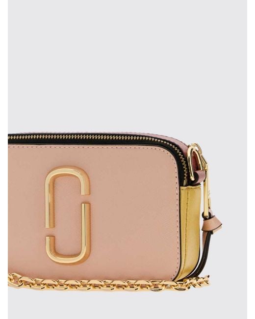 Marc Jacobs Natural The Snapshot Small Saffiano Leather Crossbody Bag