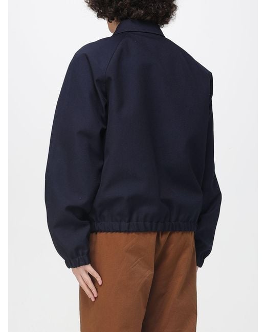 Valentino Blue Vlogo Wool Blend Jacket for men
