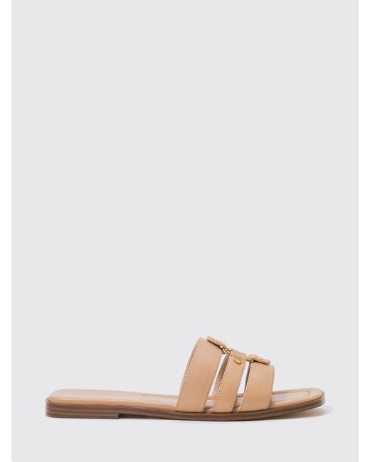 Twinset Multicolor Leather Mules