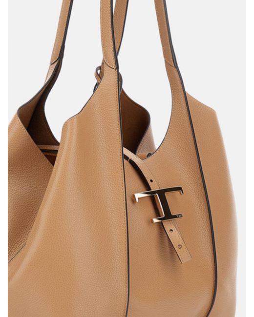 Tod's Natural Schultertasche Damen