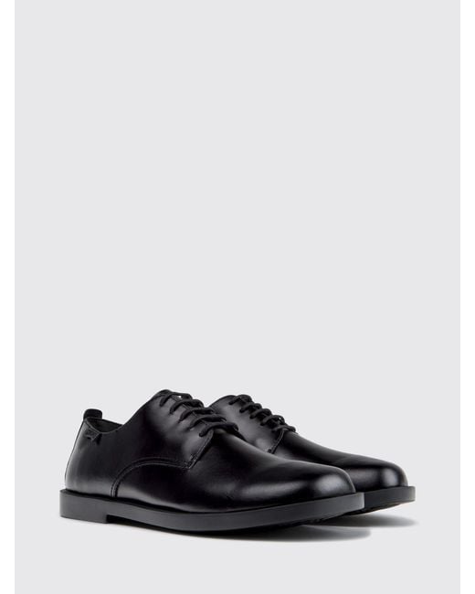 Camper Black Don Derby Shoes for men