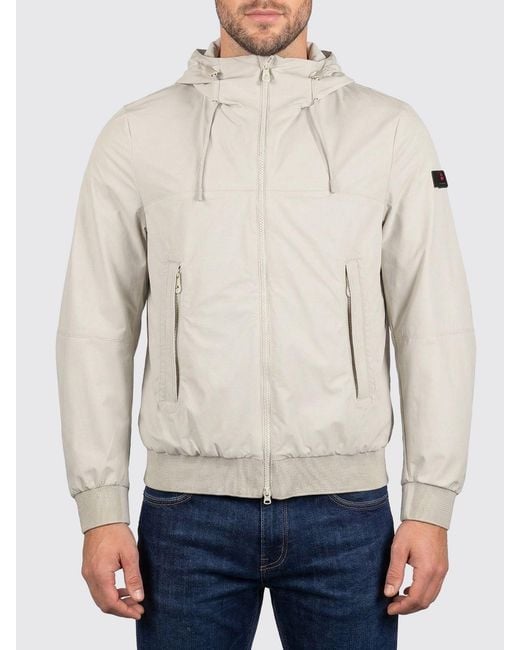 Peuterey Blue Uyapo Nylon Hooded Jacket for men